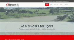 Desktop Screenshot of madaxpremoldados.com.br