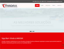 Tablet Screenshot of madaxpremoldados.com.br